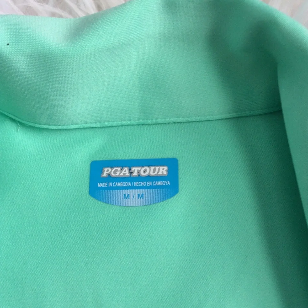 NWOT PGA Tour Ruched Back Golf Polo